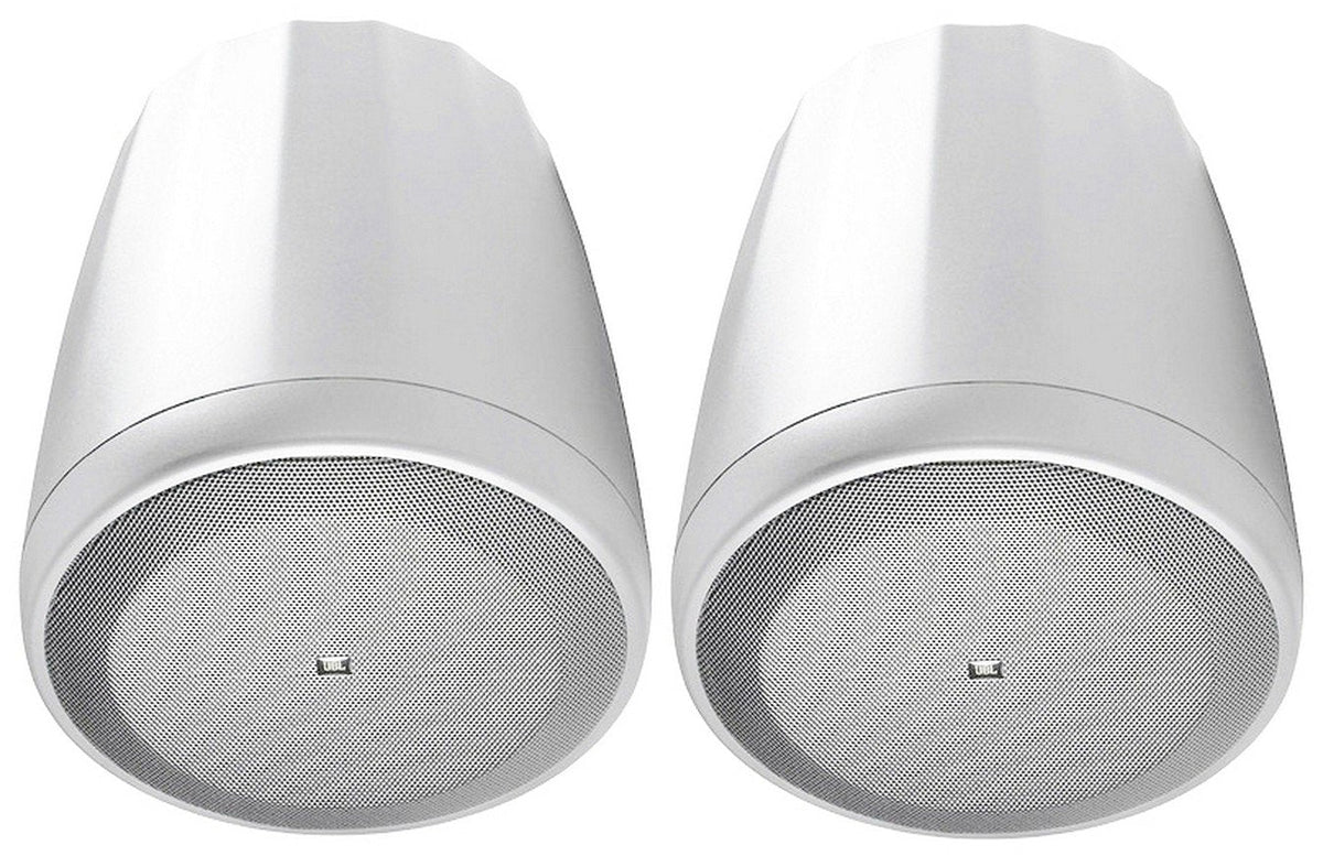 6-Zone Amp+6) 3.5" White Cube+2) JBL Pendant and Ceiling Speakers for Restaurant/Bar
