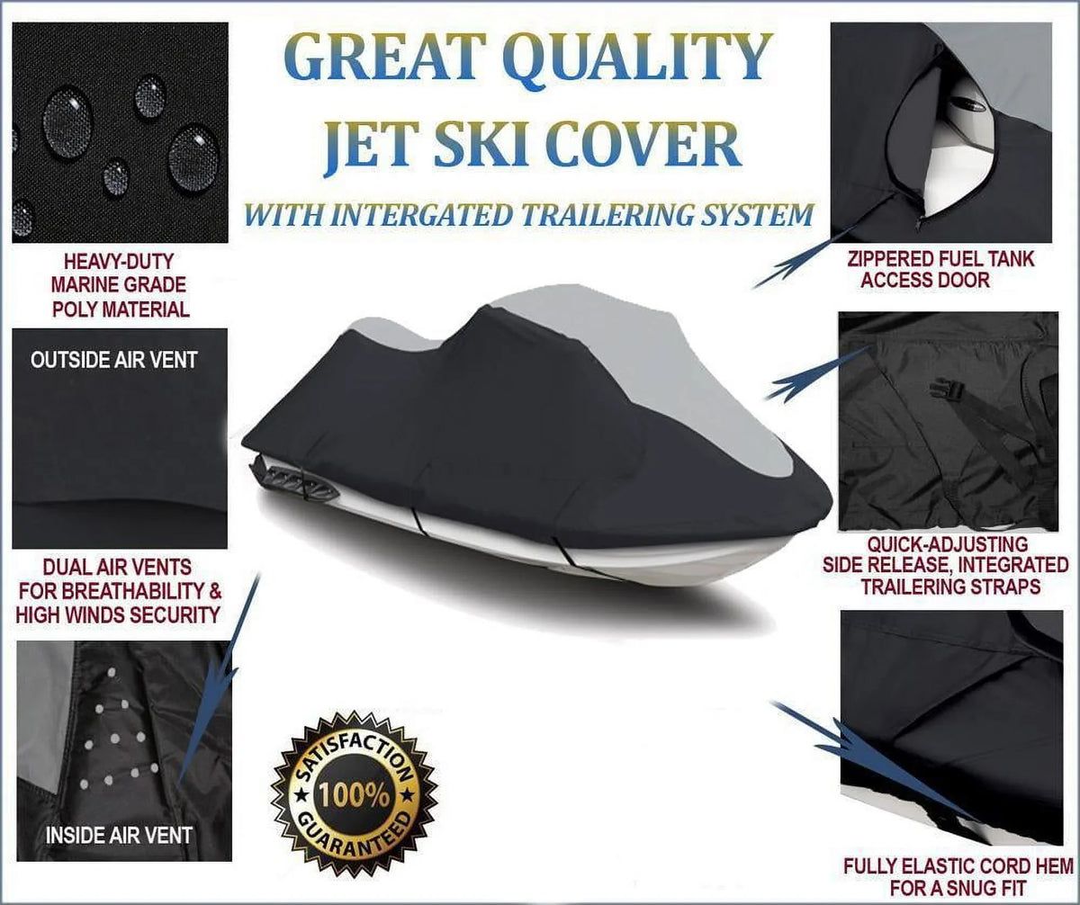 SUPER HEAVY-DUTY PWC 600D JET SKI Wrap Fitting for Kawasaki STX 750 / JT750 1994-1998