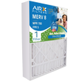 16x28x6 Air Filter MERV 8 Comparable to MPR 700 & FPR 5 Fitting with Aprilaire 401 Premium USA Made 16x28x6 Furnace Filter 1 Single Filter by AIRX FILTERS WICKED CLEAN AIR.