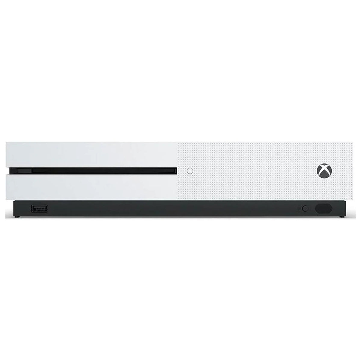 Microsoft Xbox One S 500GB with 2 Controller, 4K Ultra HD White with BOLT AXTION Cleaning Kit Headset Bundle Like New