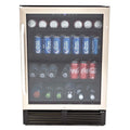 Avanti Beverage Center, 130 Can Capacity, in Stainless Steel with Black Cabinet (BCA516SS)