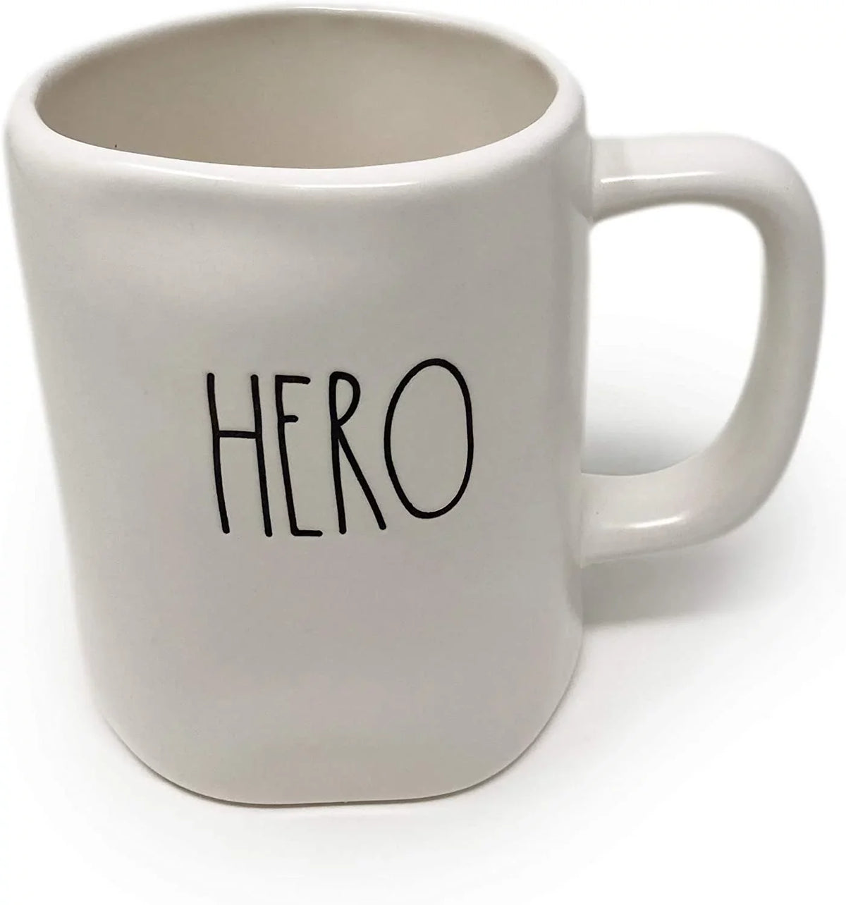 Rae Dunn White DOCTOR HERO Ceramic Mug with Black LL Letter Tea Mug