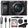 Sony Alpha a6400 Mirrorless Camera: Compact APS-C Interchangeable Lens Digital Camera with Real-Time Eye Auto Focus, 4K Video, Flip Screen & 16-50mm Lens + Pixi Essentials Kit