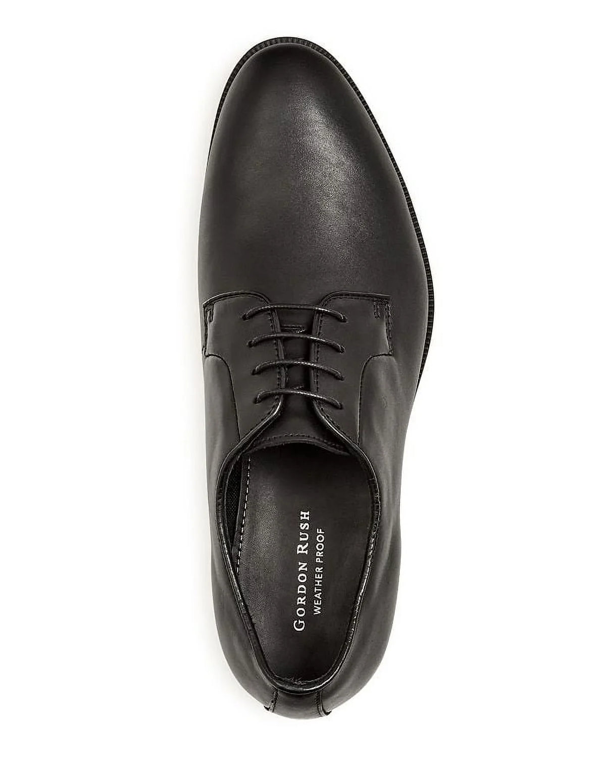 Gordon Rush BLACK Bailey Leather Plain-Toe Oxfords Shoes, US 10