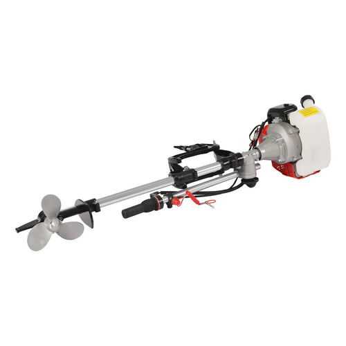 2-Stroke 2.3HP 52CC Outboard Craft Motor Engine Pull Starter w/Air Cooling System
