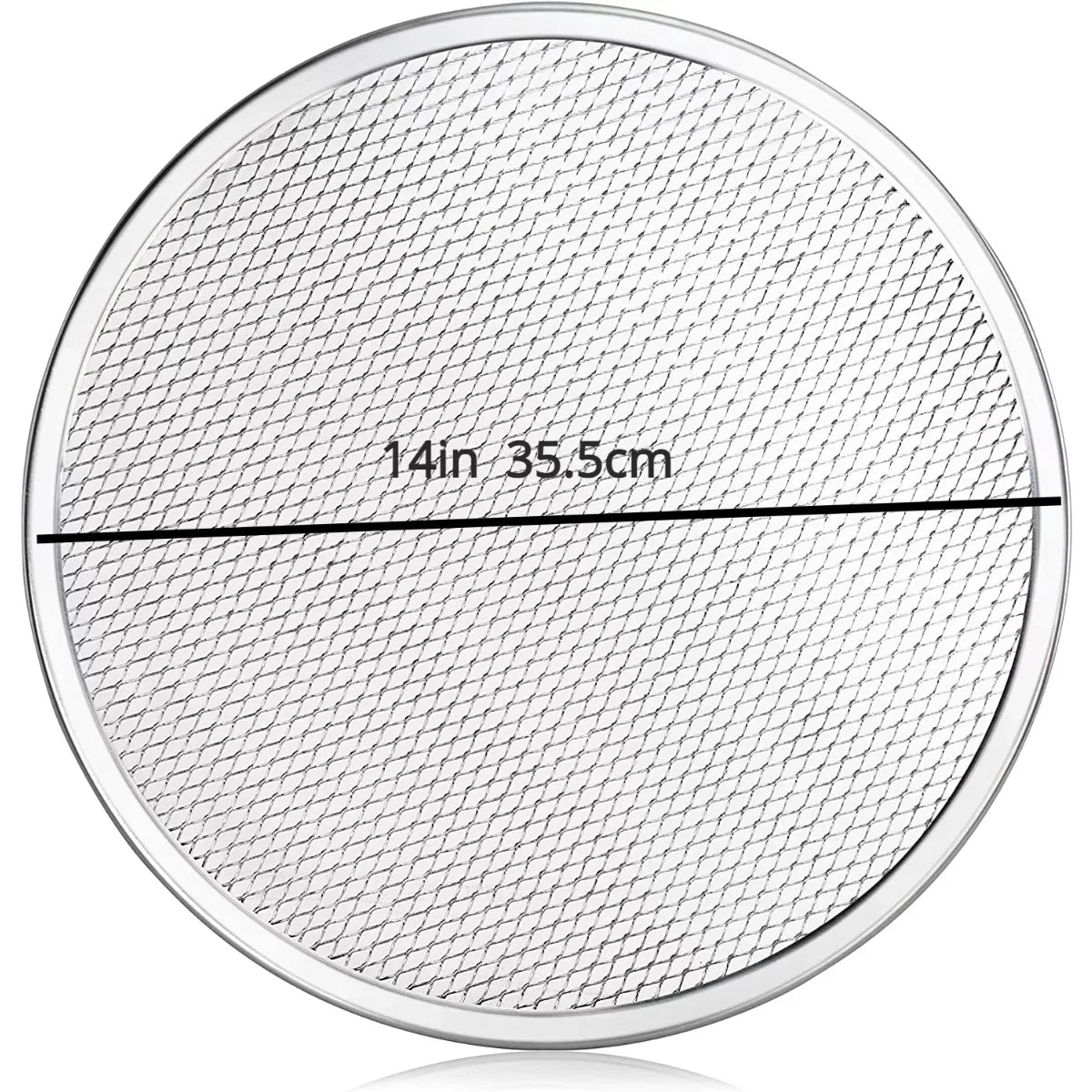 1pc, Restaurant-Grade Aluminum Pizza Baking Screen, Perfect For Pizzerias & Restaurants, Evenly Bakes Pizza & Shortens Bake Time! Seamless Aluminum Pizza Screen, Baking Tools, Kitchen Gadgets, Kitche