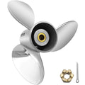 VEVOR Outboard Propeller, 3-Blade 14.5" x 21" Craft Propeller, Replace for OEM 3860709, Suitable with SX Sterndrives Outboard Volvo Penta Engine, Right-handed Steel Propeller Steel & 19 Spline Teeth