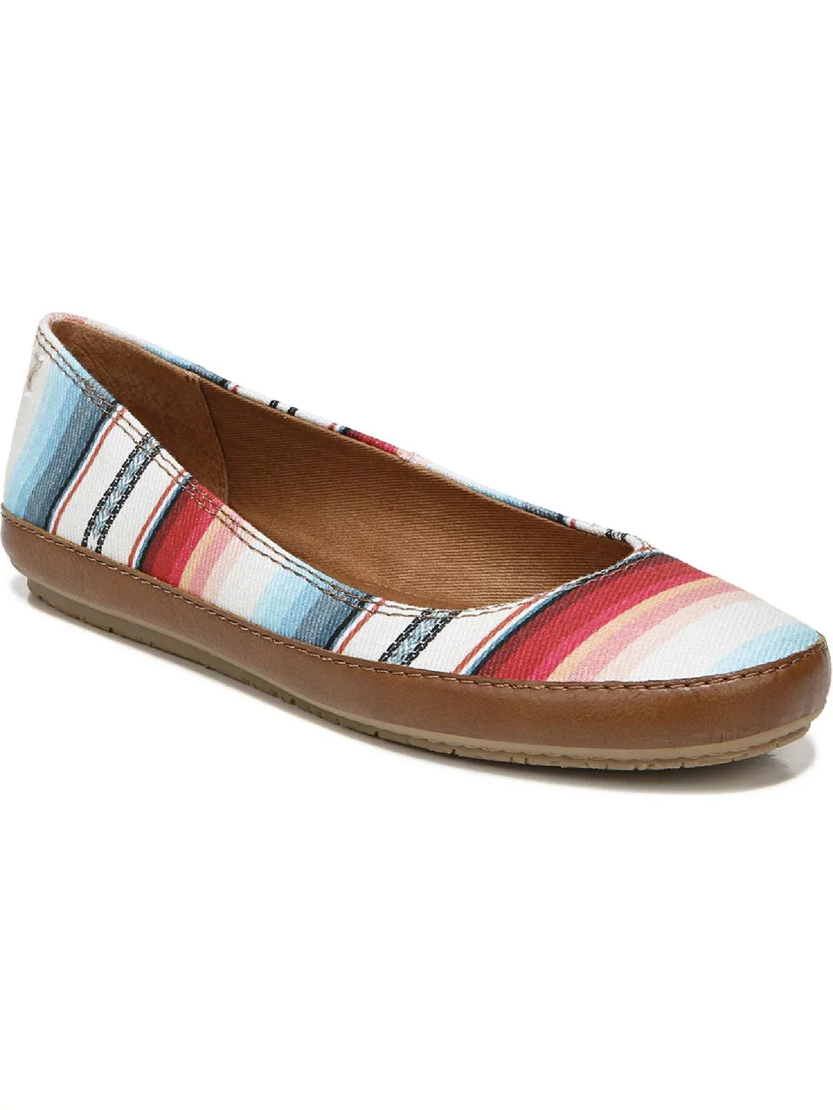 Zodiac Womens Dawn Canvas Slip On Ballet Flats