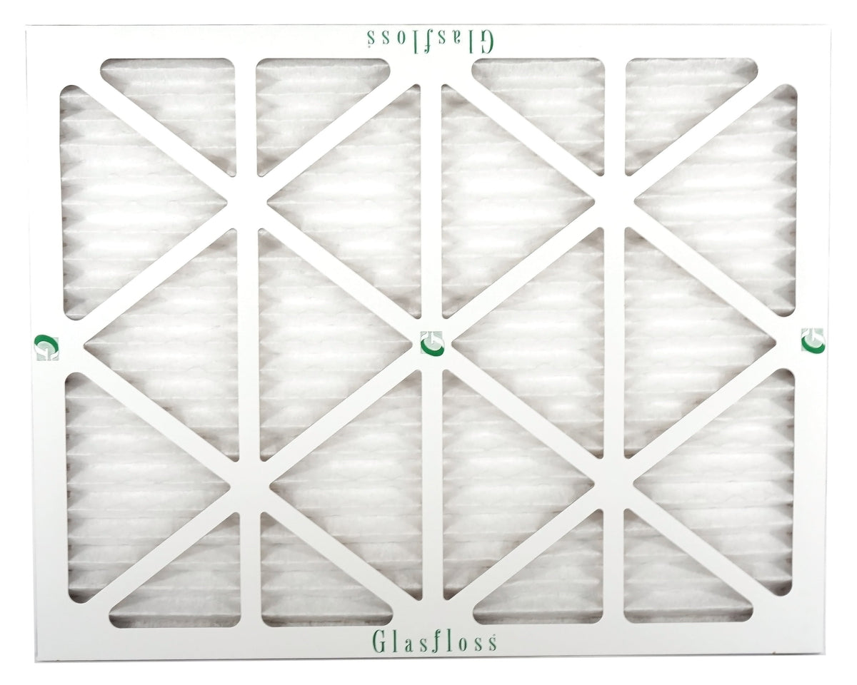 Glasfloss 20x23x1 - MERV 10 -Qty:12 - Furnace Air Filter - Made in USA (Actual Size: 19.5 x 22.5x7/8 inch)
