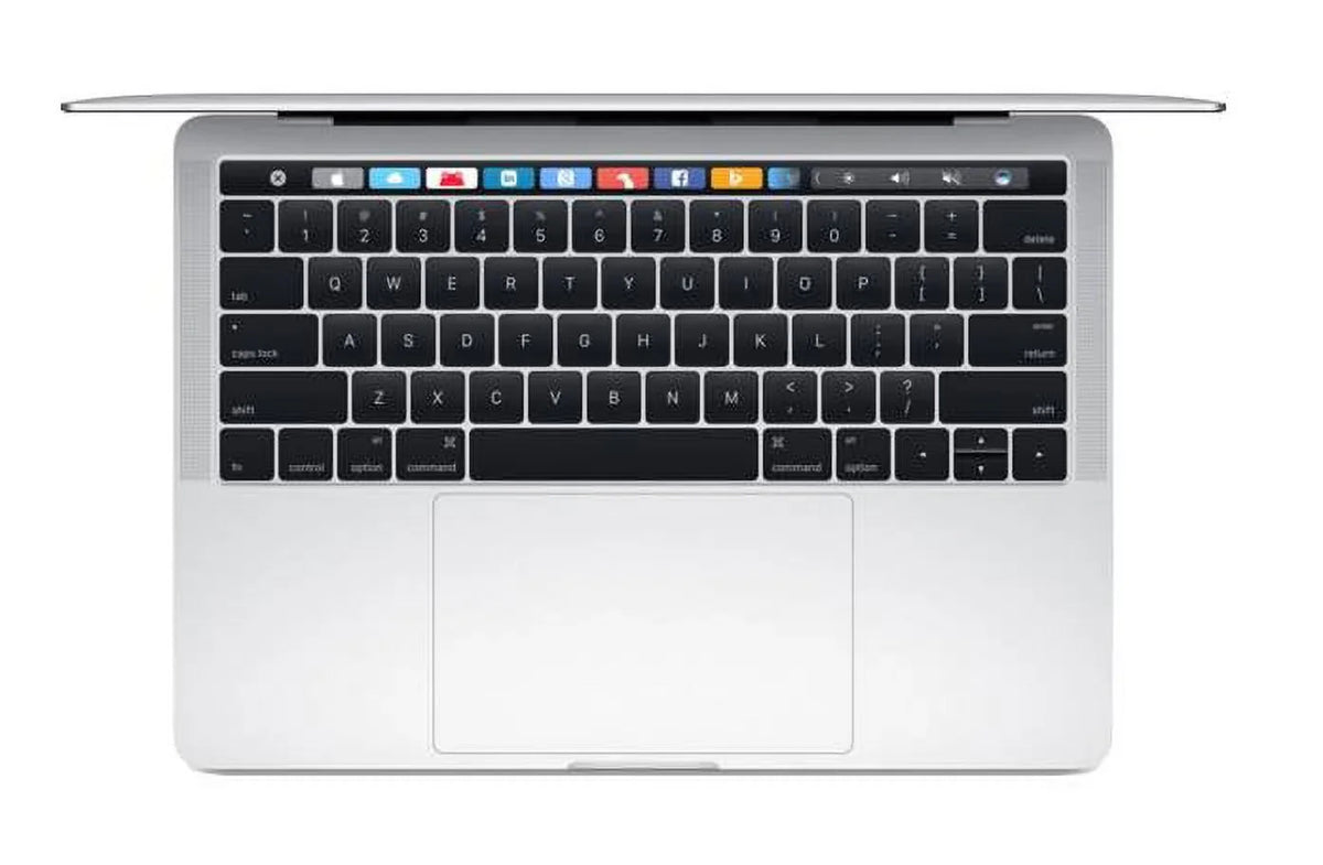 Apple A Grade Macbook Pro 15.4-inch (Retina DG, Silver, Touch Bar) 3.1Ghz Quad Core i7 (Mid 2017) MPTV2LL/A-BTO 128GB SSD 16GB Memory 2880x1800 Display Mac OS Sierra Power Adapter Included