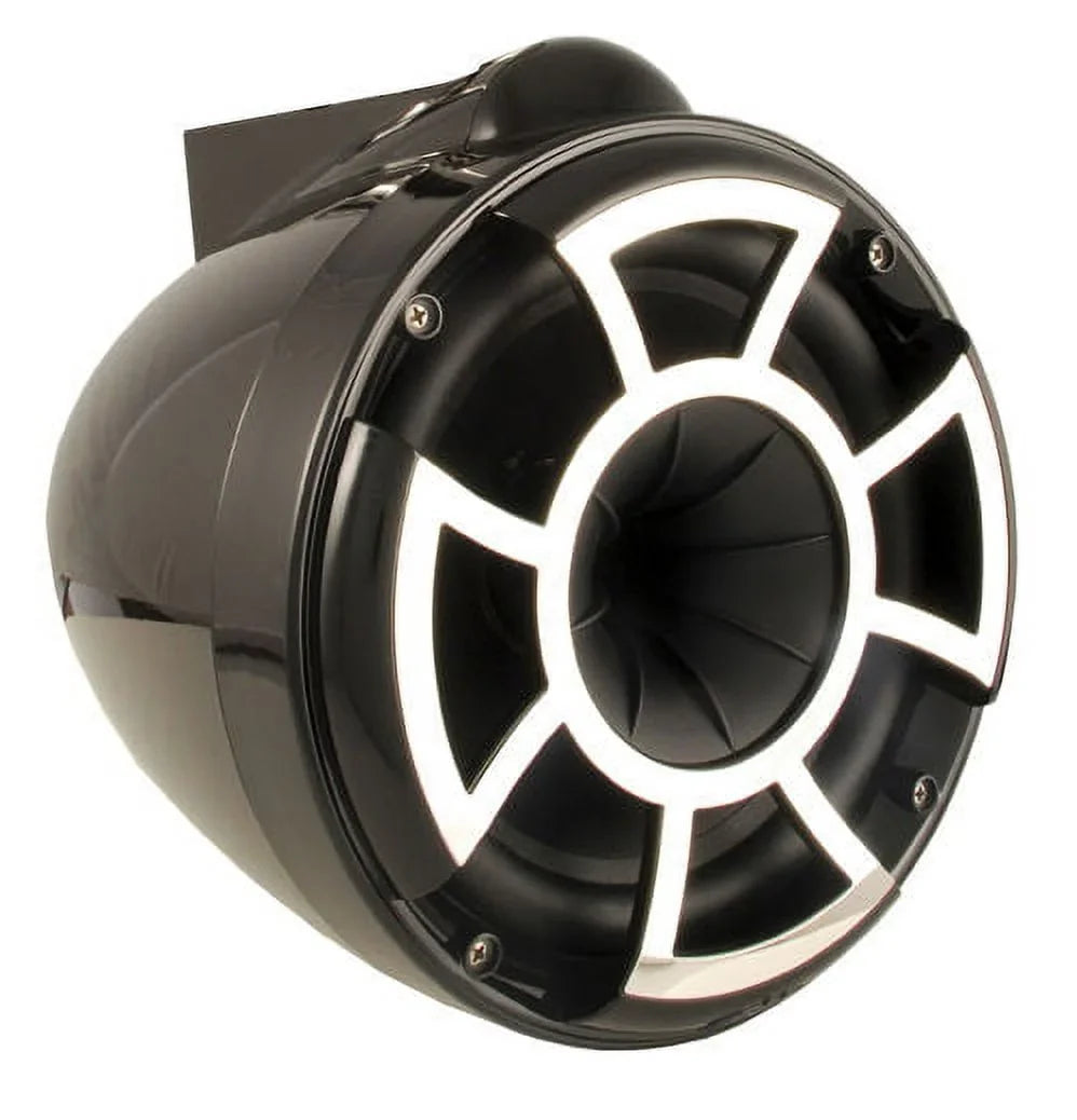 Wet Sounds REV10 Black 10" Tower Speakers with Mini Fixed Clamps - Fits 1" to 1 7/8" Pipe