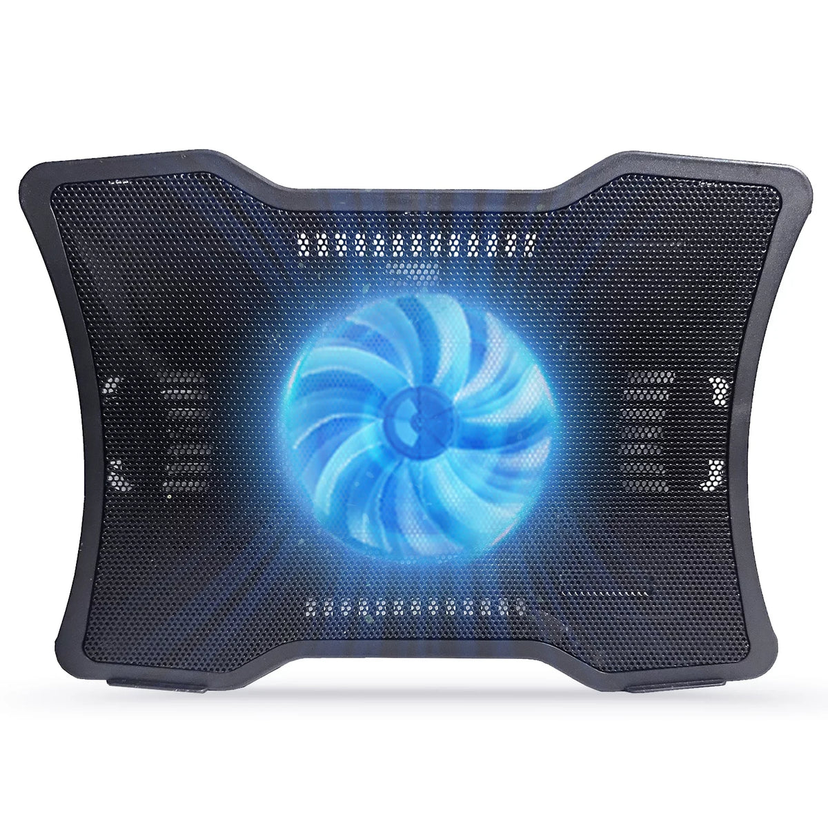 Carevas Portable Laptop Cooler Laptop Cooling Base Single Fan Design Low Noise Two USB Ports Support Laptops Below 14 inch
