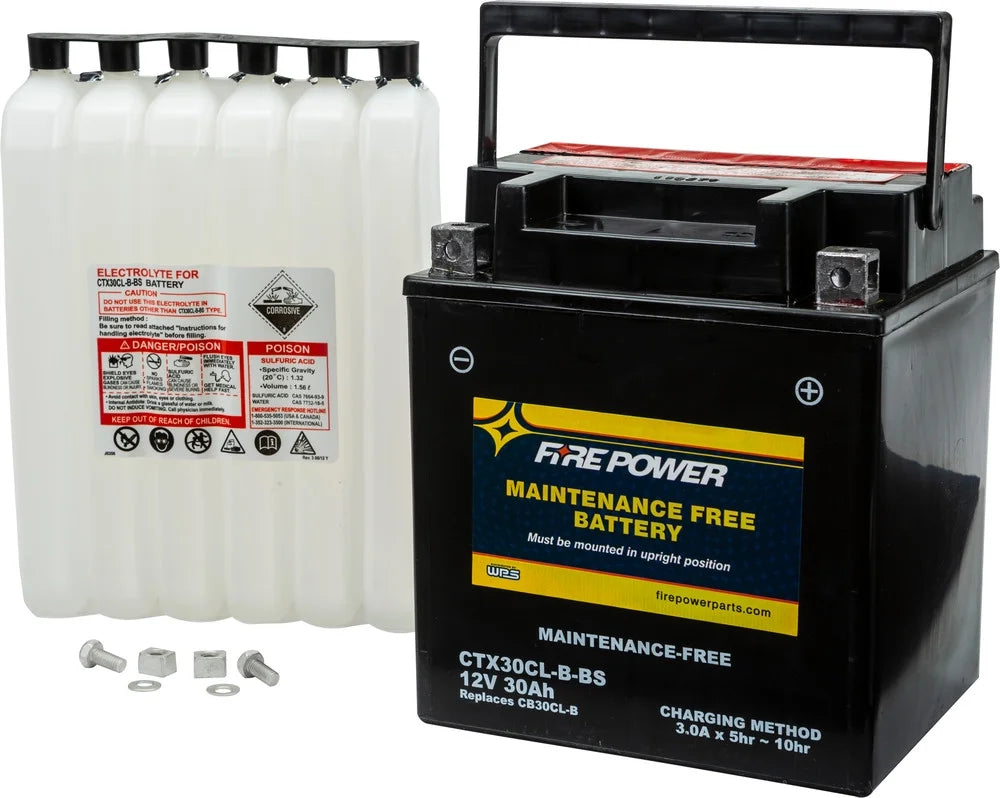 Fire Power Maintenance Free Battery CTX30CL-B-BS Matching With Sea-Doo GTR 215 2012-2015