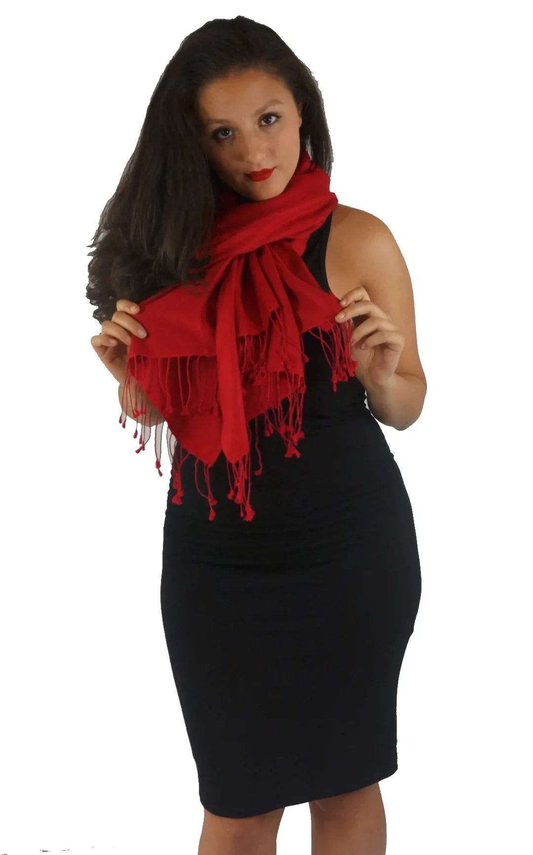 Scarf/Scarves/Shawl/Shawls/Stole/Wrap/Pashmina Scarf/Pashmina Shawl/Cashmere/Cashmere Scarf/Wool/Silk (Wine)