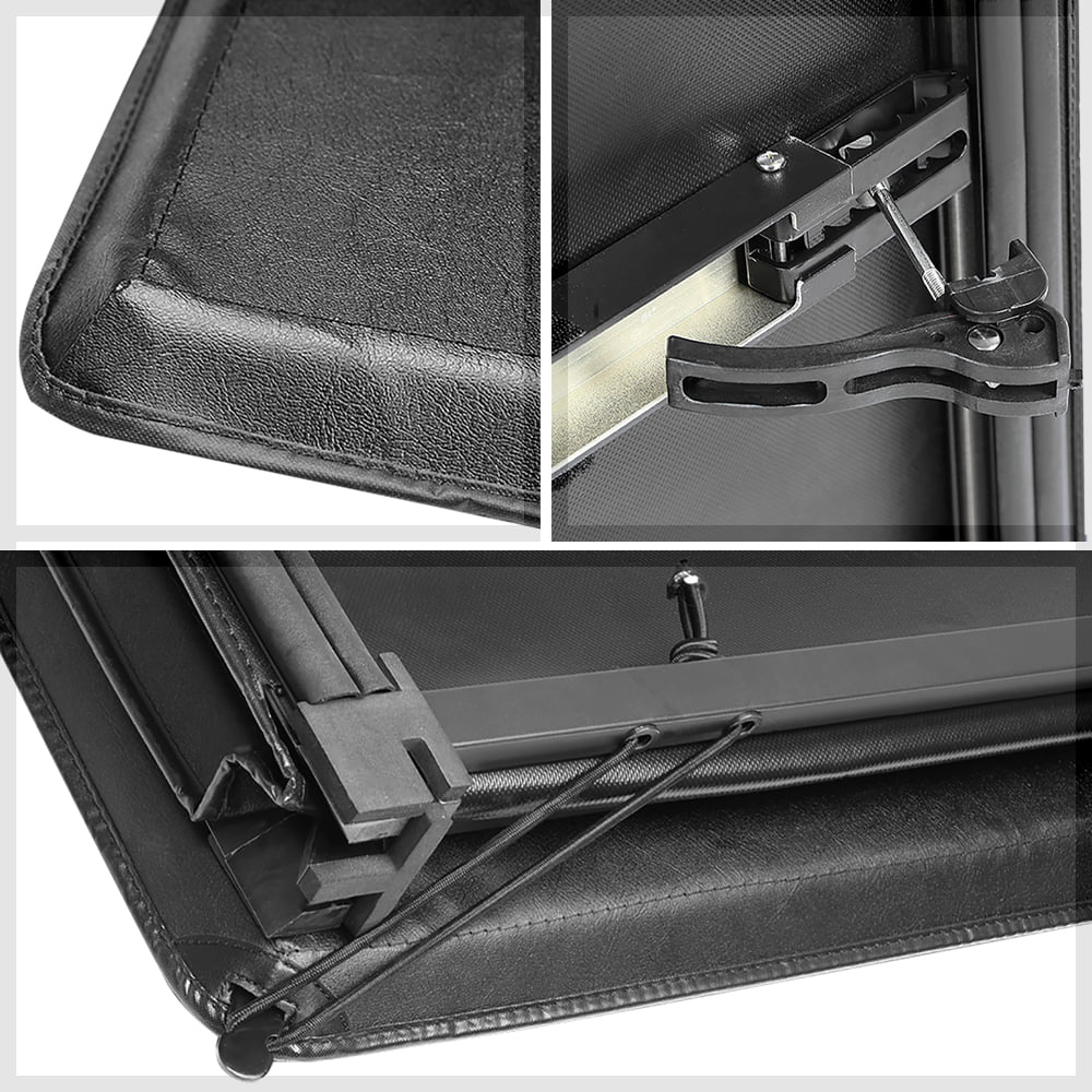 Short Bed Tonneau Coating 6.5Ft Soft Tri-Fold Fleetside for 02-09 Ram 1500/2500 Fits select: 2006-2008 DODGE RAM 1500, 2003-2009 DODGE RAM 2500