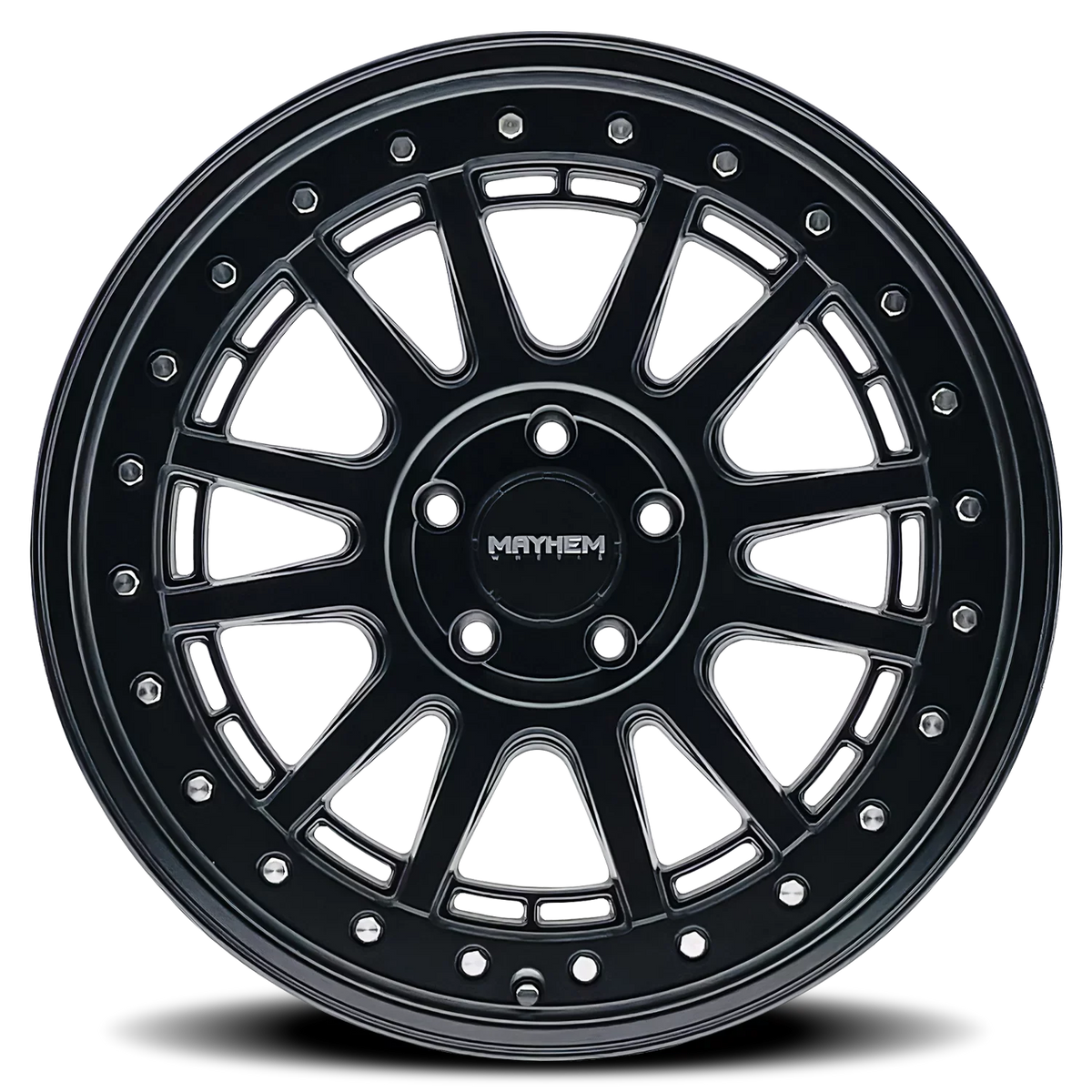 18x9 Mayhem Compass Matte Black Wheel 5x5 (0mm)