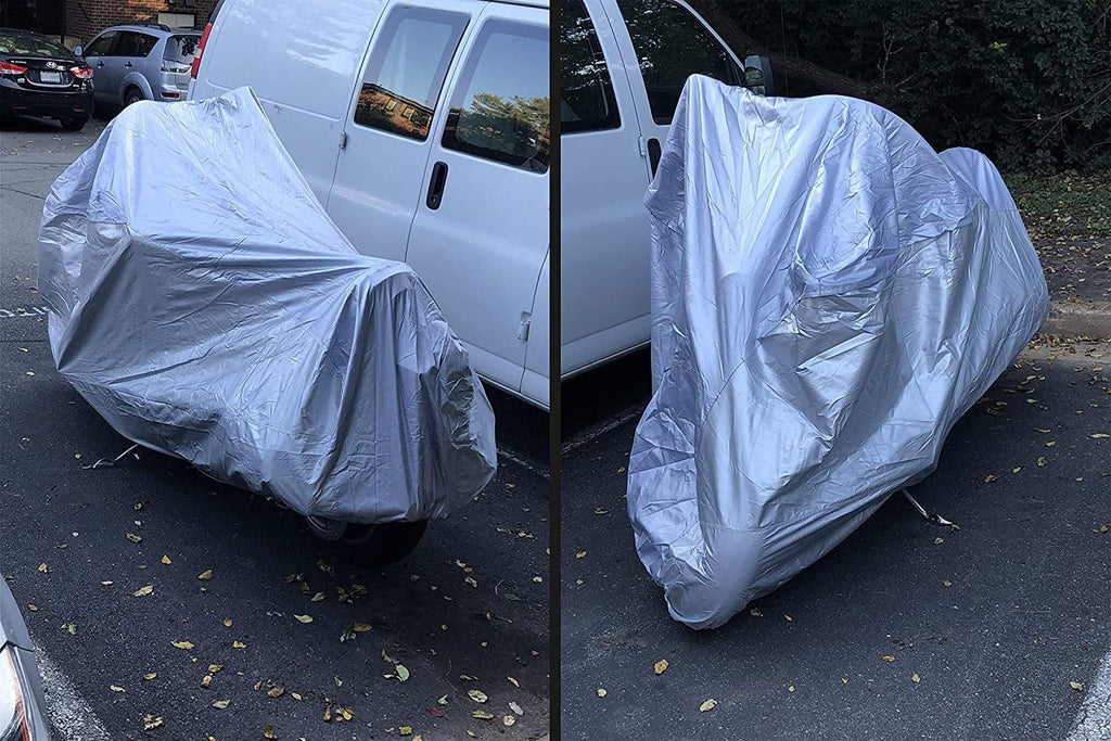 Climate Motorcycle Coating Fitting With 2016 Beta Evo 200 - Outdoor & Indoor - Protect From Rain Water, Snow, Sun - Built In Reinforced Securing Straps - Resilient Material - Free Storage Bag