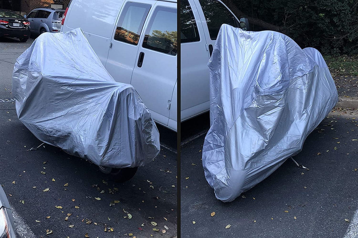 Climate Motorcycle Coating Fitting With 2016 Beta Evo 200 - Outdoor & Indoor - Protect From Rain Water, Snow, Sun - Built In Reinforced Securing Straps - Resilient Material - Free Storage Bag