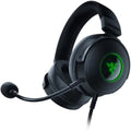 Razer Kraken V3 Hypersense Wired Usb Gaming Headset W/Haptic Technology: Triforce Titanium 50Mm Drivers - Thx Spatial Audio - Hybrid Fabric & Leatherette Memory Foam Cushions - Detachable Mic