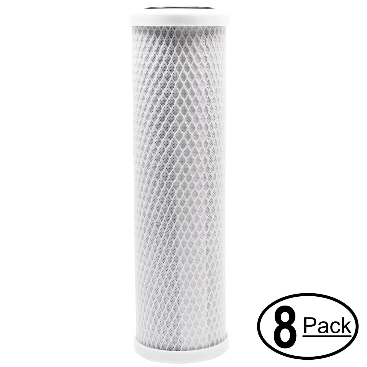 8-Pack Replacement for Paragon P1000 Activated Carbon Block Filter - Universal 10 inch Filter for Paragon P1000 Four Stage RO System - Denali Pure Brand