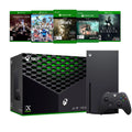 Microsoft Xbox Series X Deluxe Bundle - 1TB SSD Flagship Black Xbox X Console and Wireless Controller with Five Games