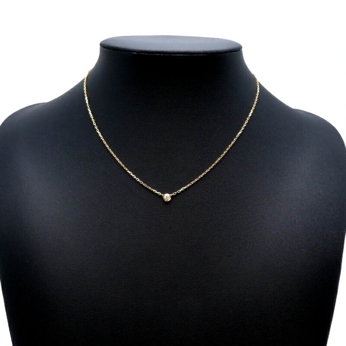 Pre-Owned Cartier 0.09ct Diamond Amour SM Ladies Necklace B7215800 750 Yellow Gold (Good)