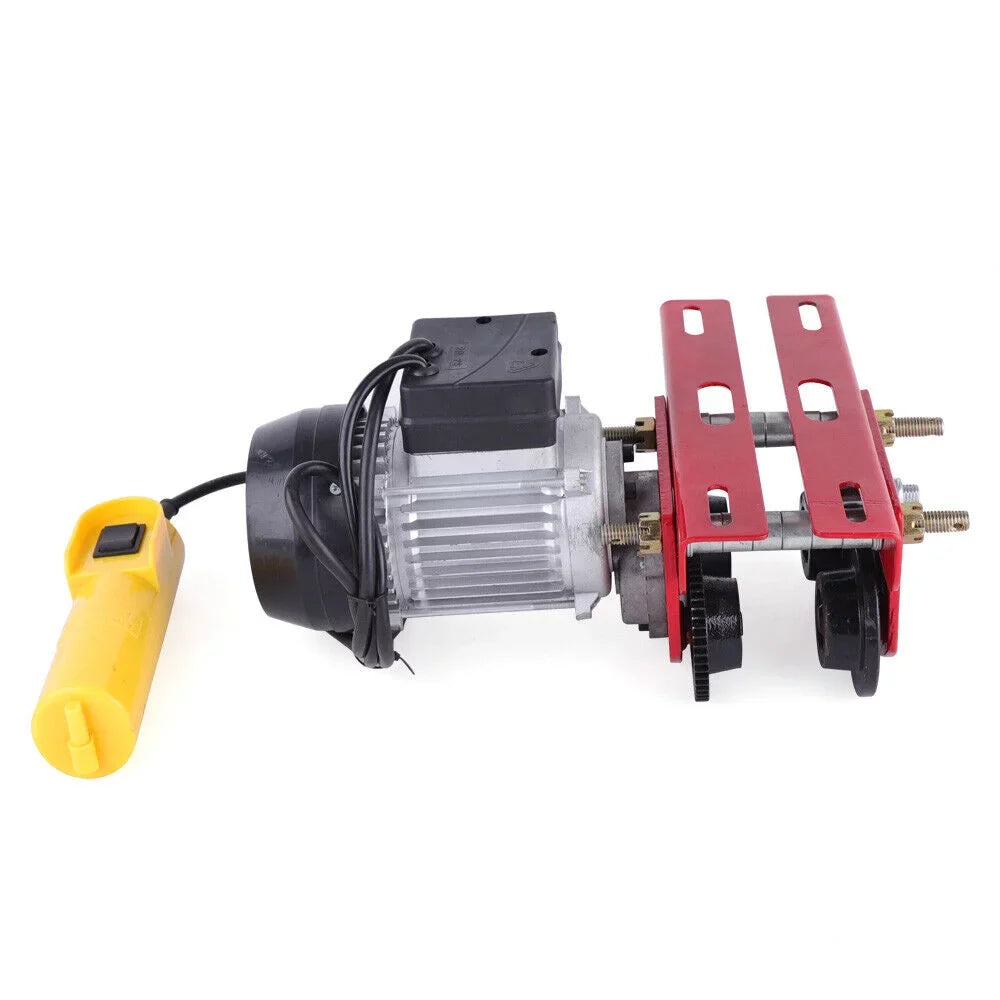 Mkyiongou Electric Hoist Trolley Winch Overhead Crane Lift 1100LBS w/I-Beam Links 110V