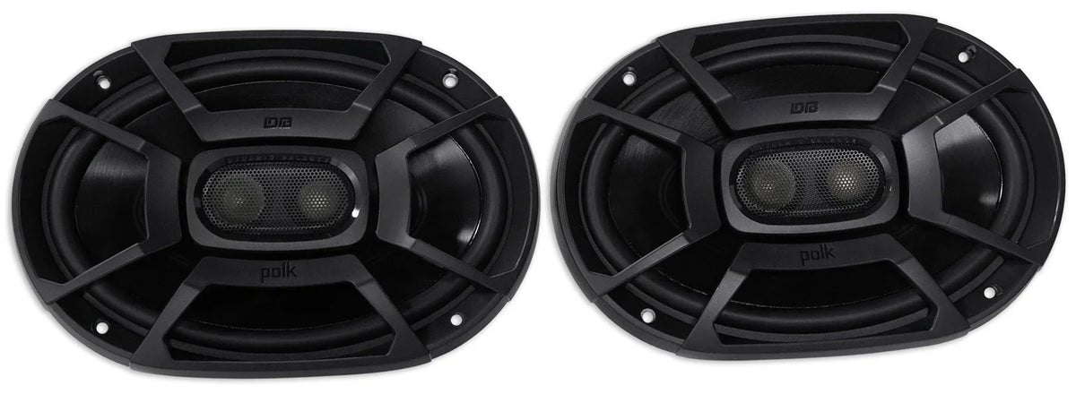 2) Polk Audio DB692 6X9" 450w Car Ship Speakers+Headphones