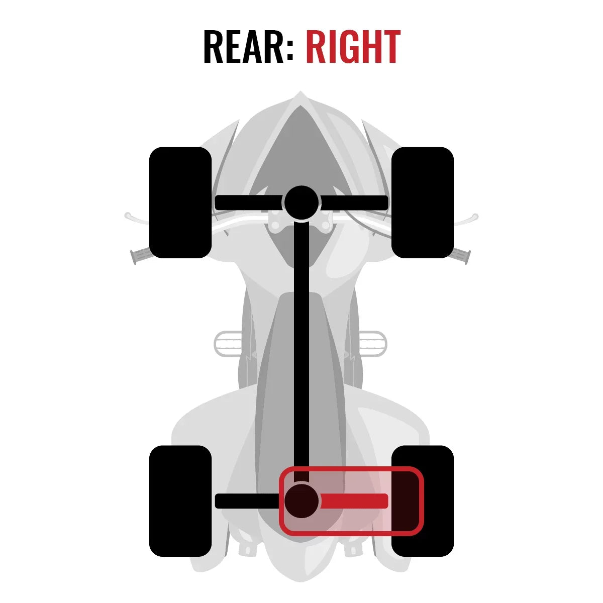 Sixity XT Rear Right Axle Suitable with Can-Am Outlander MAX 1000 2015 - EFI 4X4