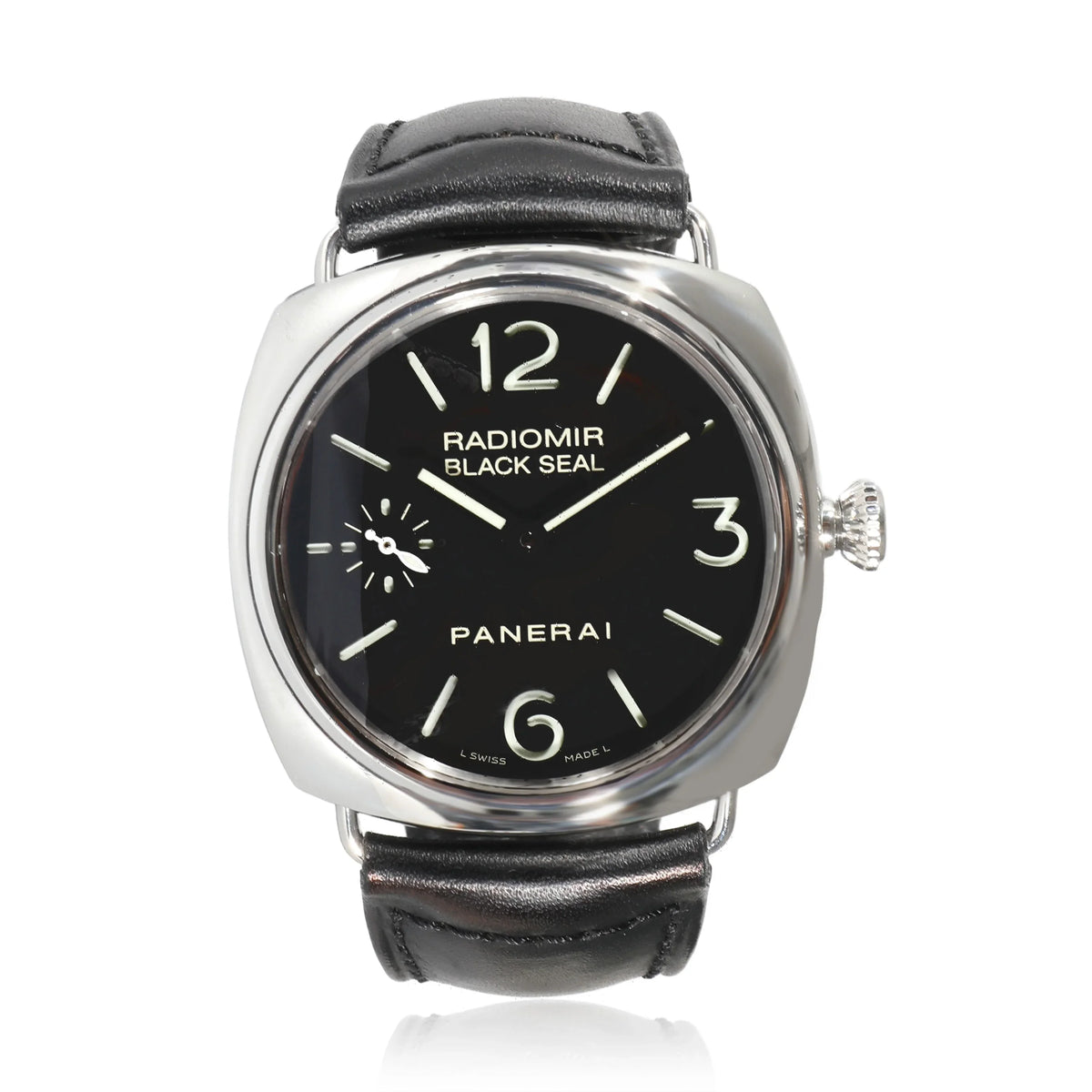 Panerai Radiomir Black Seal PAM00183 Men's Watch in Stainless Steel Pre-Owned