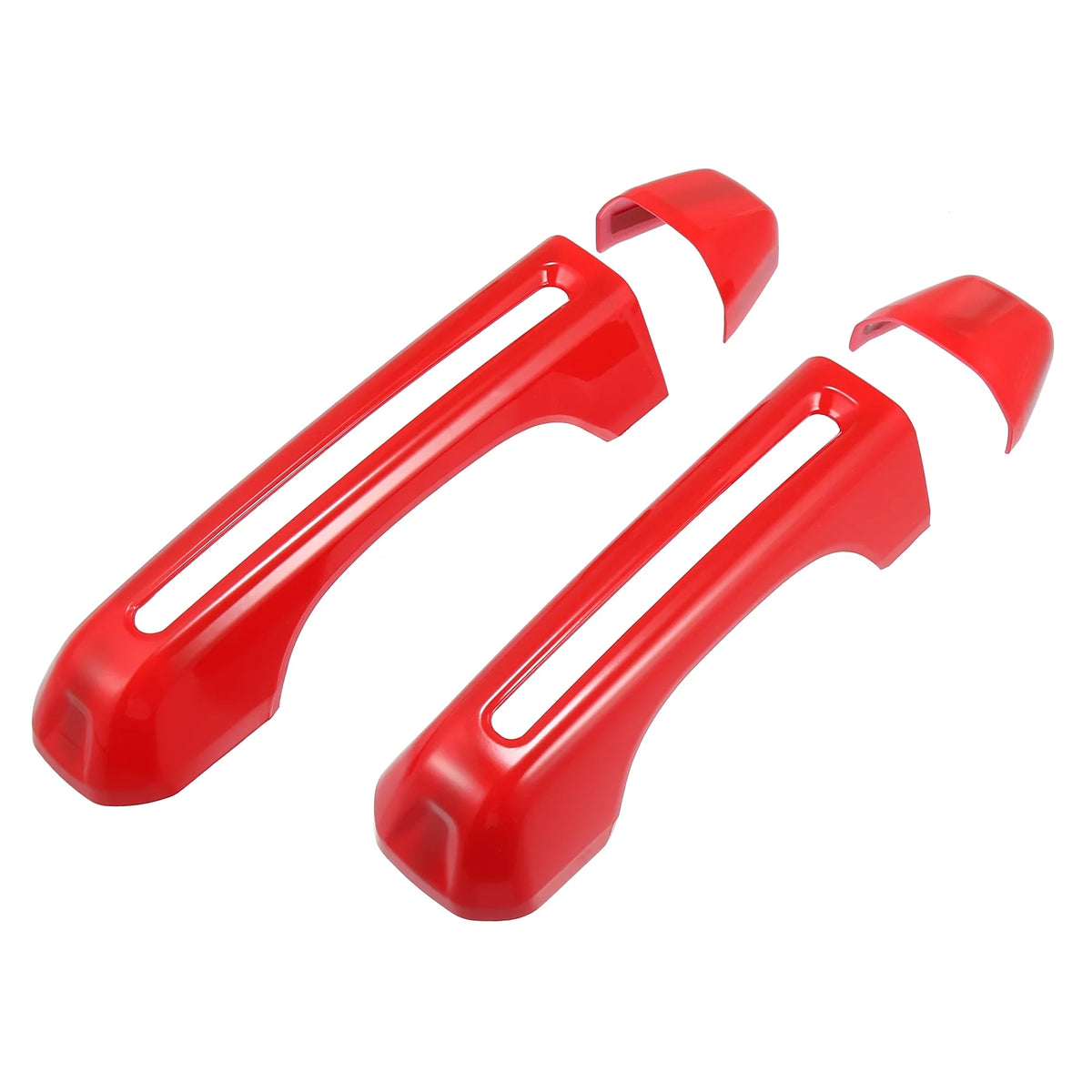 Red Door Handle Trim Coating Kit and Tailgate Handle Shield for Jeep Wrangler JL JLU 2 & 4 Doors 2018-2021