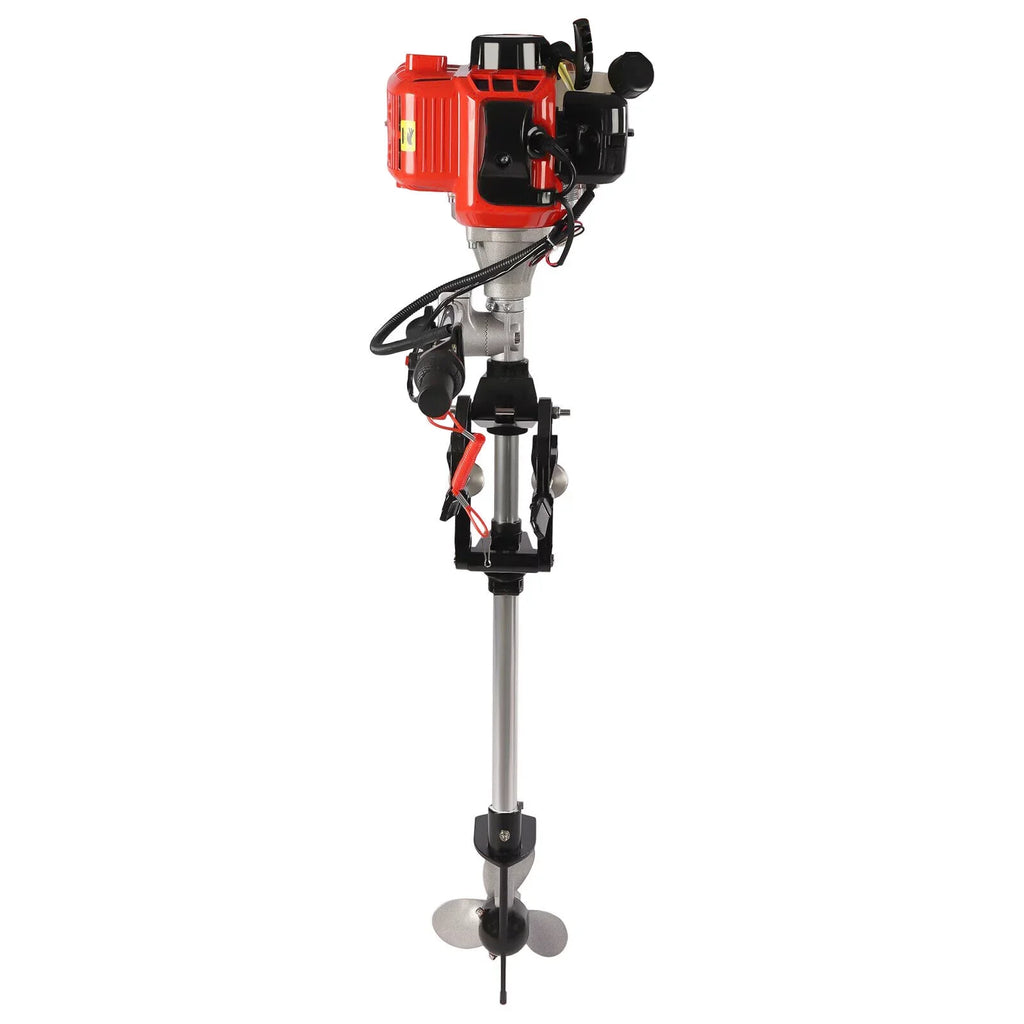 2-Stroke 2.3HP 52CC Outboard Craft Motor Engine Pull Starter w/Air Cooling System