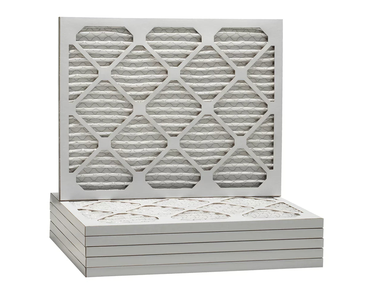 Aerostar 14x25x1 MERV 8, Pleated Air Filter, 14x25x1, Box of 6, Made in the USA