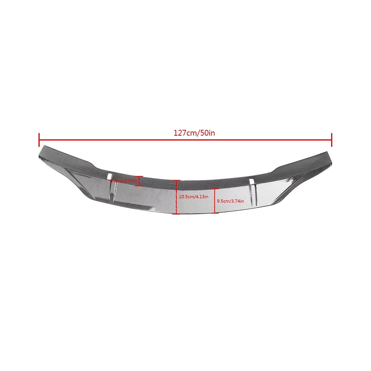 NINTE S for 08-14 Mercedes Benz W204 C250 C300 C63 Rear Trunk Spoiler Wing Carbon Fiber Style