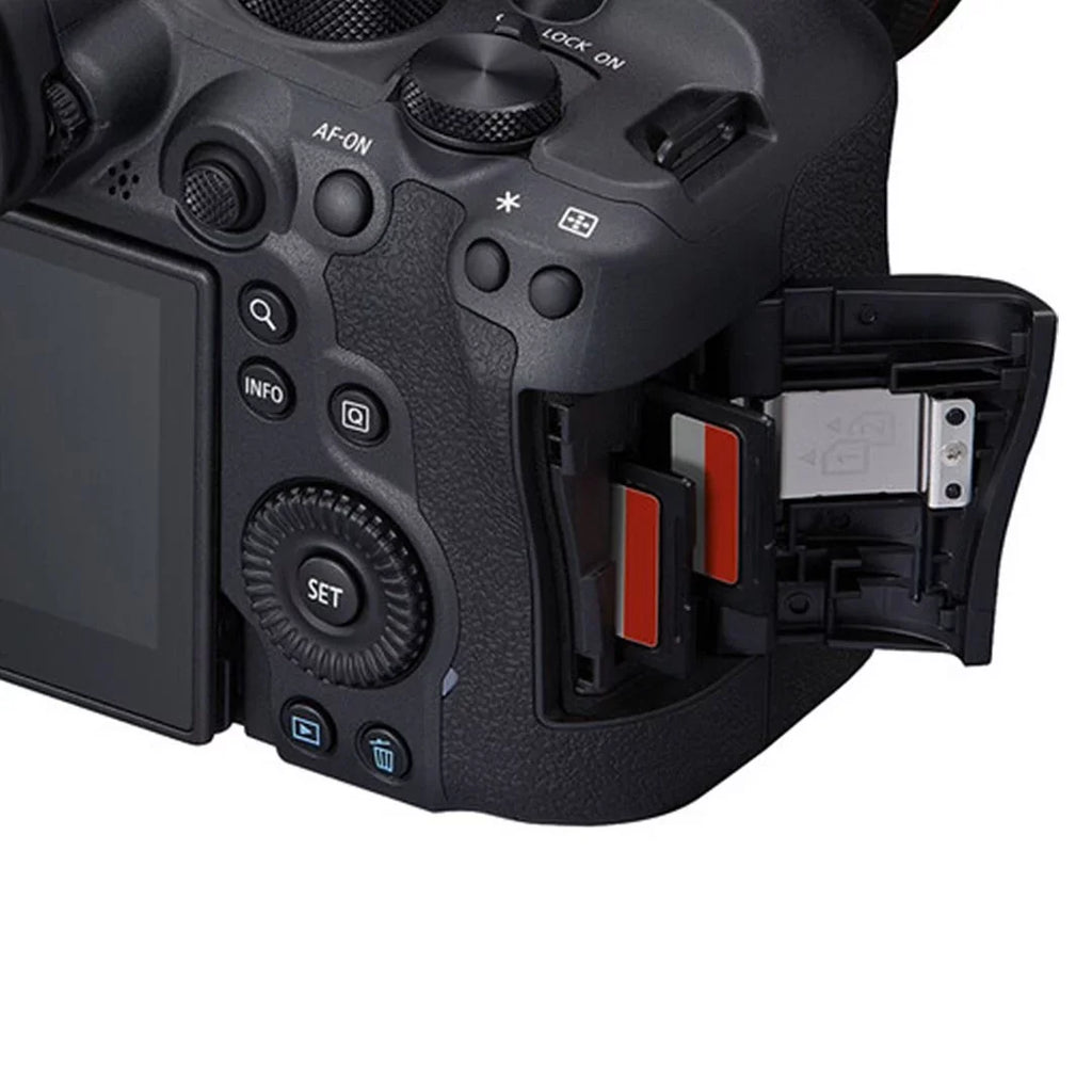 Canon EOS R6 Mark II Mirrorless Camera with RF 24-105mm f/4-7.1 IS STM Lens + 2 Pack SanDisk 64GB Memory Card + ZeeTech Accessory Bundle
