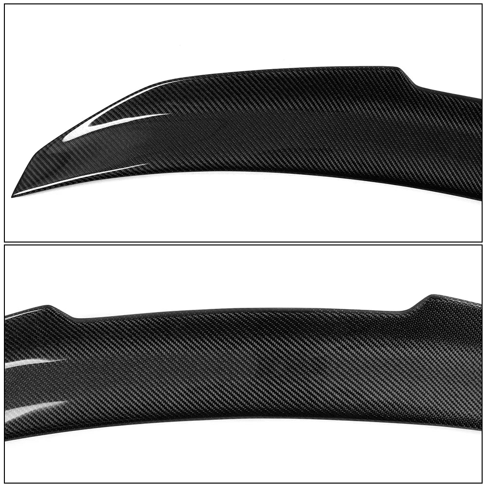Ikon Motorsports Fitting with 19-23 BMW 3-Series G20 PSM Style Rear Trunk Spoiler Wing Carbon Fiber 2019 2020