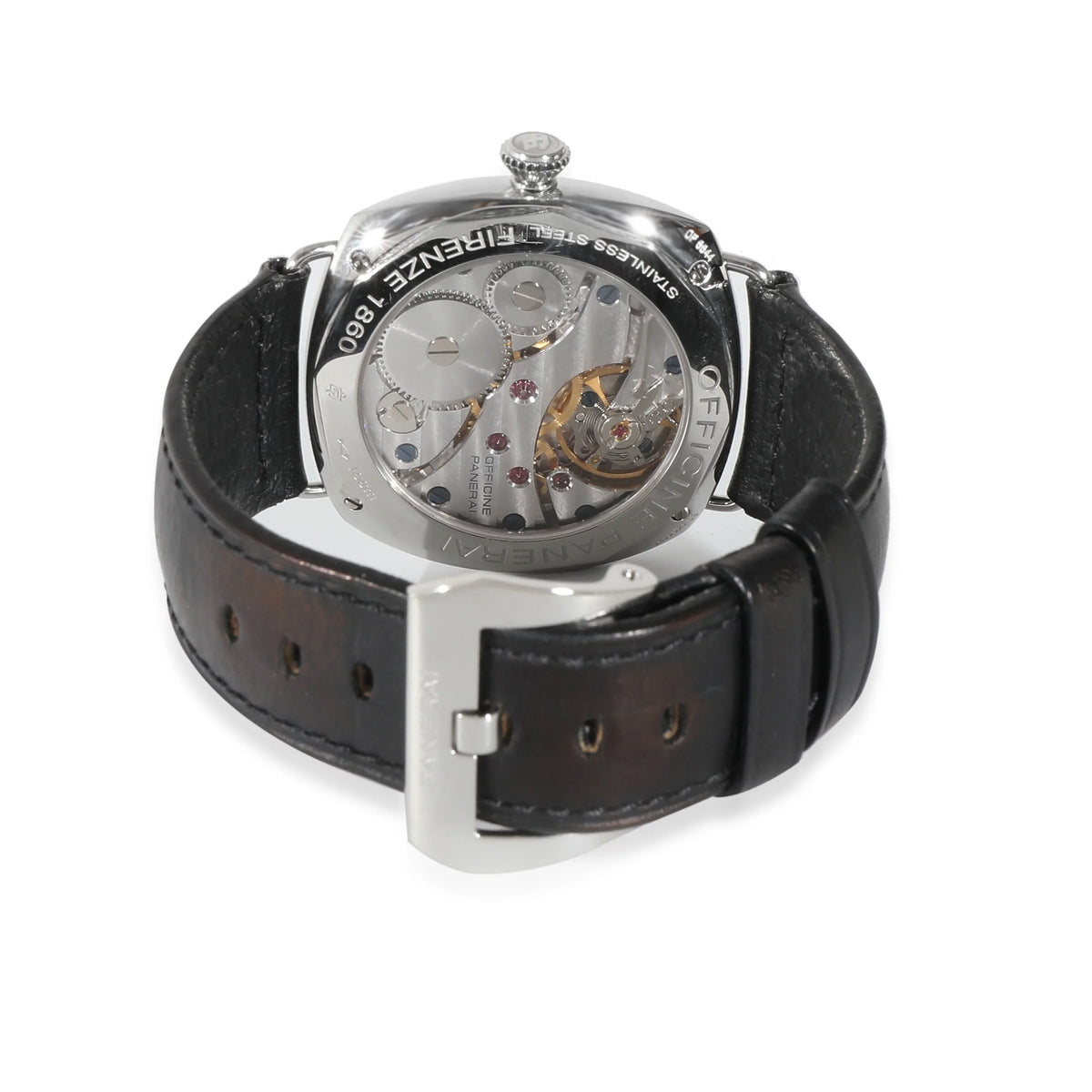 Panerai Radiomir Black Seal PAM00183 Men's Watch in Stainless Steel Pre-Owned