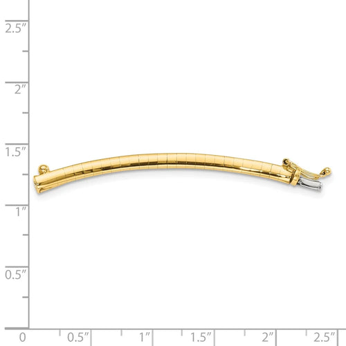 14k 3mm Lightweight Omega Extender for Necklace QODLX3