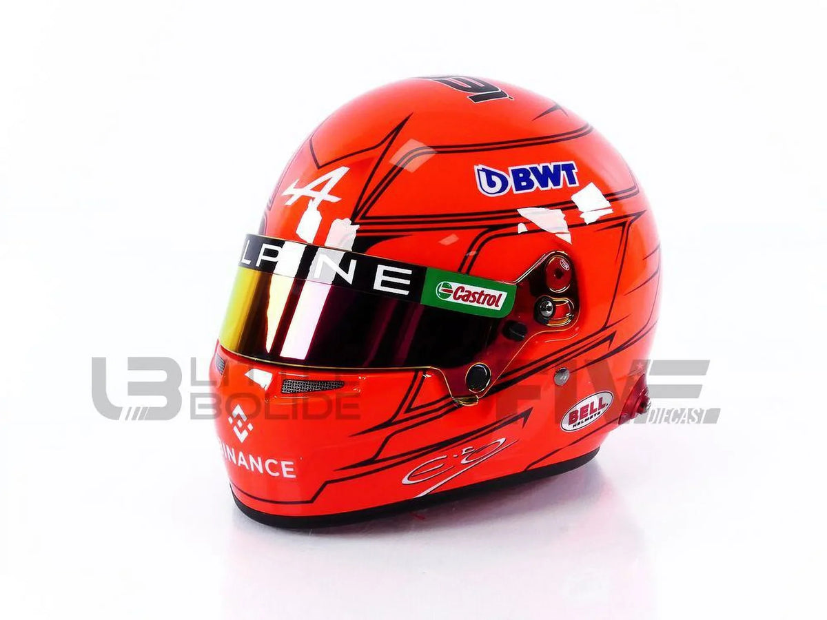 MINI HELMET 1/2 - CASQUE Esteban Ocon - Alpine 2023