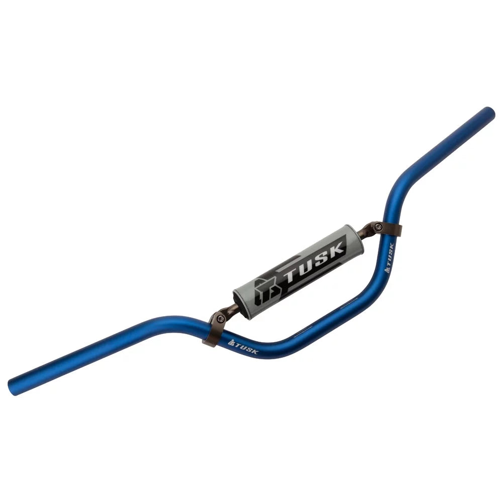 Tusk T-10 Aluminum 7/8" Handlebar Mini High Bend Blue For LEM LX2 1997-2000