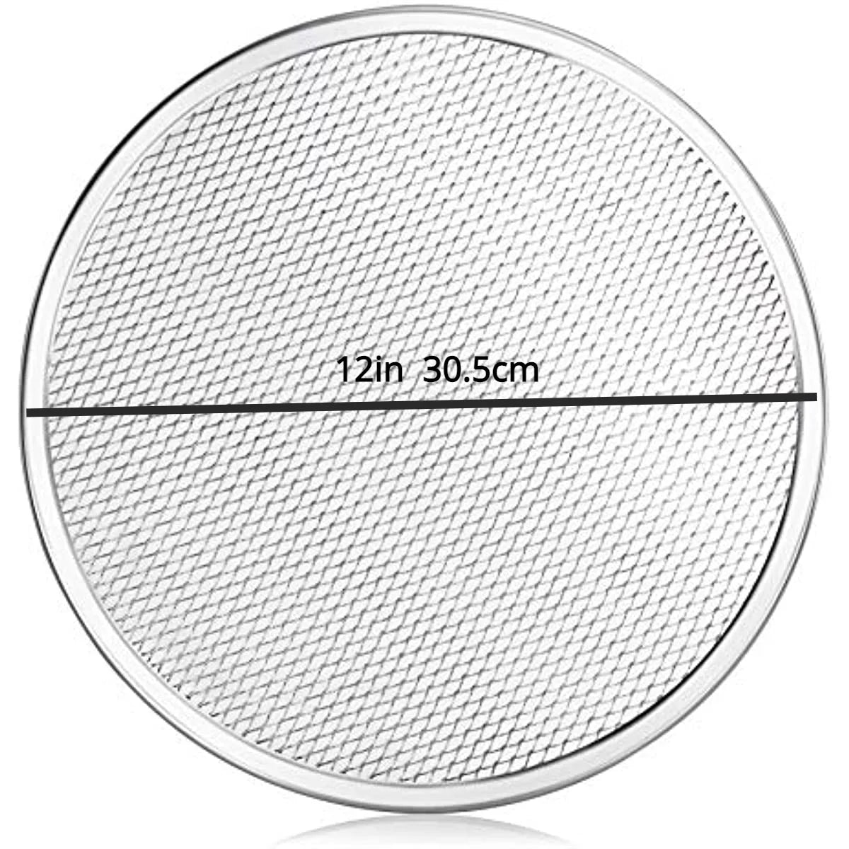 1pc, Restaurant-Grade Aluminum Pizza Baking Screen, Perfect For Pizzerias & Restaurants, Evenly Bakes Pizza & Shortens Bake Time! Seamless Aluminum Pizza Screen, Baking Tools, Kitchen Gadgets, Kitche
