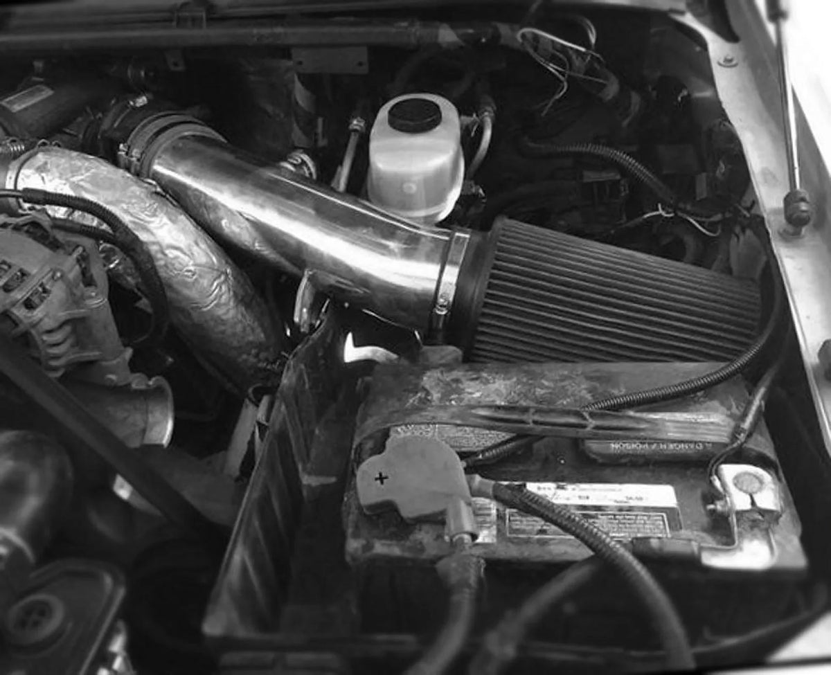 1999 2000 2001 2002 2003 Ford Excursion F-250 F-350 Super Duty 7.3 7.3L V8 Diesel OHV Turbocharged Engine Air Intake Kit + Filter (BLUE)