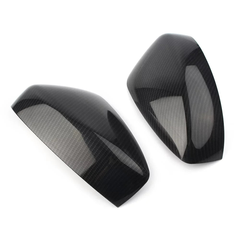 BFY Car Rearview Rear View Mirror Shield Trim For 2017 2018 2019 Mazda CX-5 ABS 2Pcs Carbon Fiber Styling